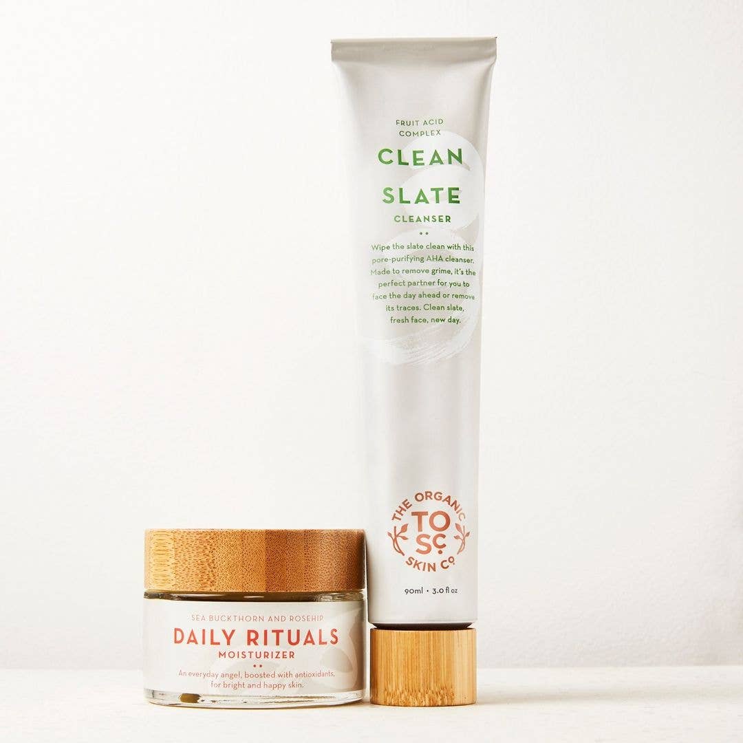 The Organic Skin Co. - Clean Slate - Organic Face Cleanser with AHA for Acne