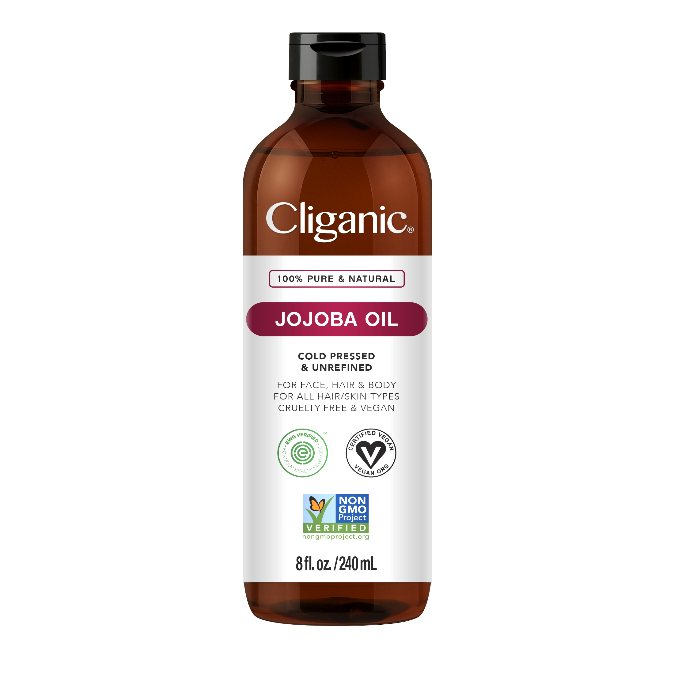 Cliganic - Carrier Oils - Non-GMO Jojoba Oil
