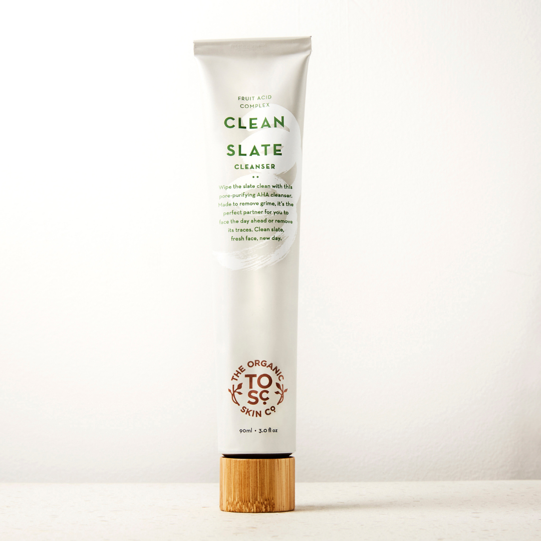 The Organic Skin Co. - Clean Slate - Organic Face Cleanser with AHA for Acne