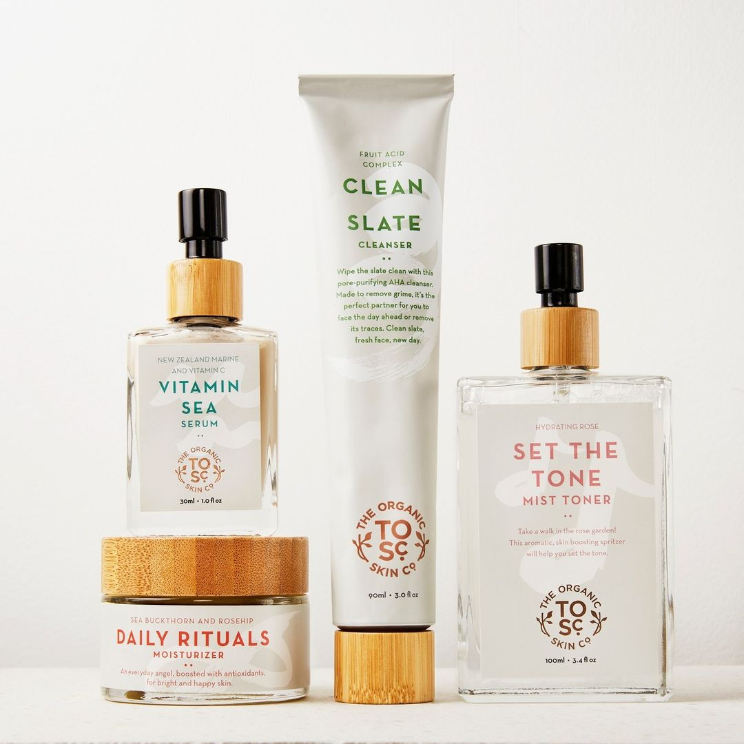The Organic Skin Co. - Clean Slate - Organic Face Cleanser with AHA for Acne