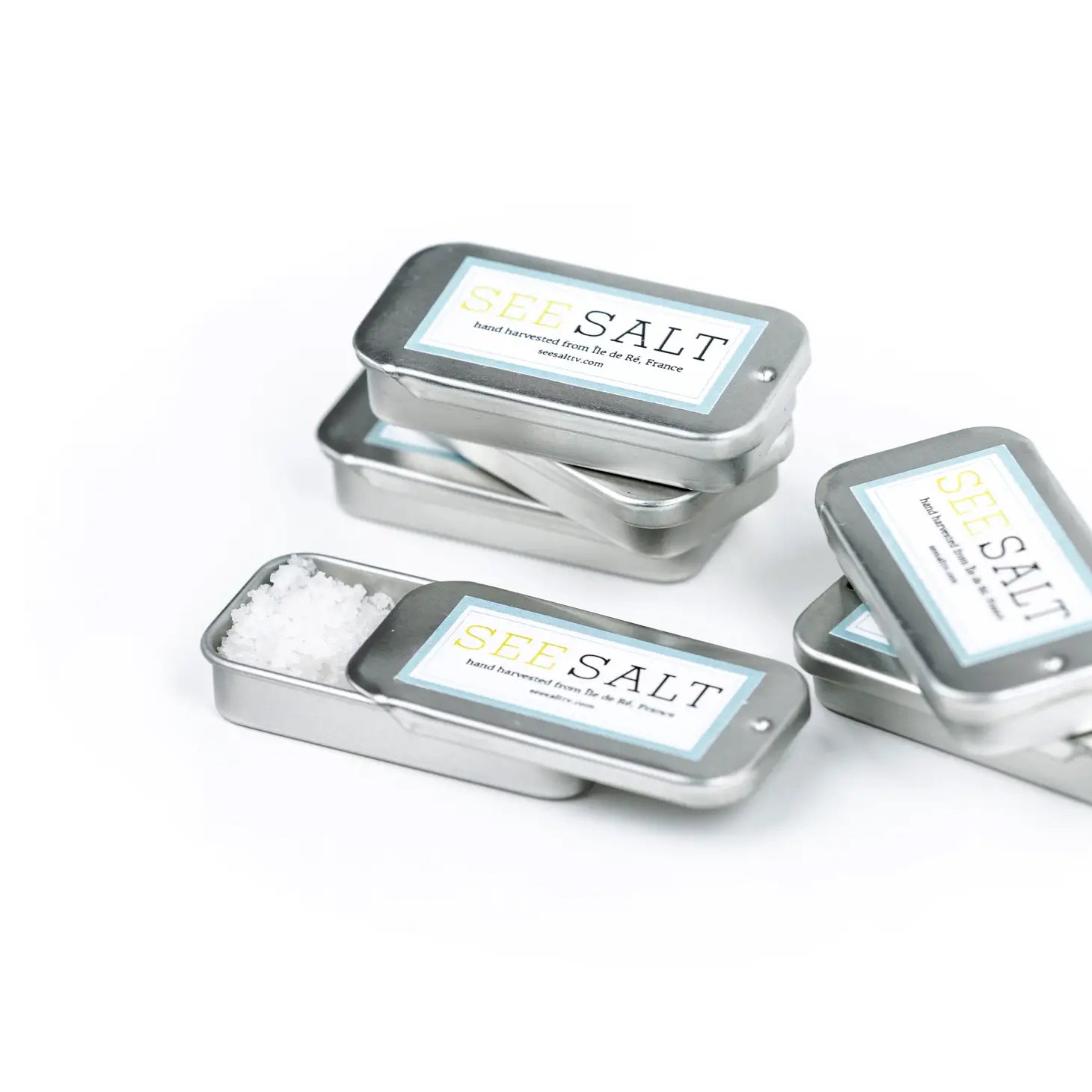 Fleur de Sel Sea Salt Mini Take-a-long Tin