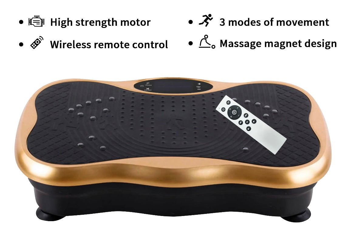 Whole body exercise vibration plate-Lymphatic Drainage - with Remote and Bluetooth awww