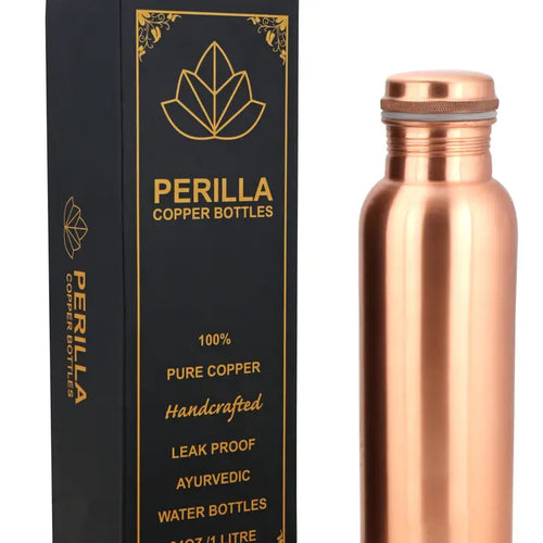 Perilla Home Copper Water Bottle - Assorted colors and patterns