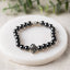 Lotus Flower + High Power Magnetic Hematite Bracelet
